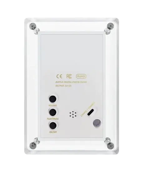 Acrylic 5 Inch 4GB IPS Screen Digital Photo Frame