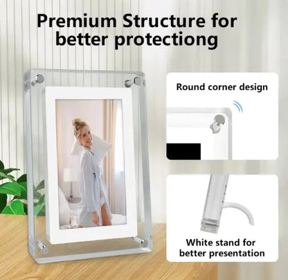 Acrylic 5 Inch 4GB IPS Screen Digital Photo Frame