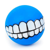 Rubber Squeaky Teeth Chew Toy