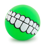 Rubber Squeaky Teeth Chew Toy